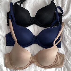 Body by Victoria Lined Bra: Set of 3